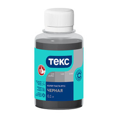Изображение товара Колер паста Текс Универсал черная №11 0,1 л