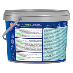 Краска влагостойкая Текс Профи база А белая 1,8 л - фото 3