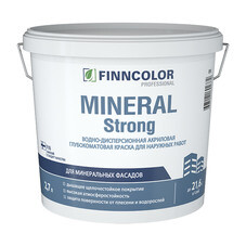 Краска фасадная Finncolor Mineral Strong акриловая база LAP/MRA белая 2,7 л