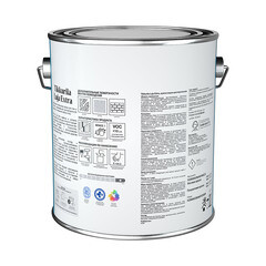 Краска моющаяся Tikkurila/Tikkivala Luja Extra матовая база А белая 2,7 л - фото 2