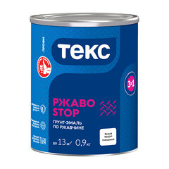 Грунт-эмаль по ржавчине 3в1 Текс РжавоStop белая глянцевая 0,9 кг - фото 4