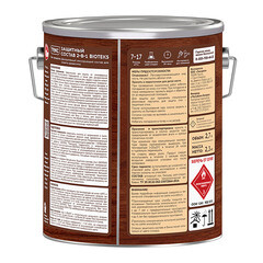 Антисептик Текс Bioteks 2-в-1 декоративный для дерева бесцветный 2,7 л - фото 3