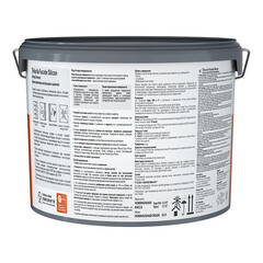 Краска фасадная Tikkurila/Tikkivala Facade Silicon силикон-акриловая база VVA белая 9 л - фото 2