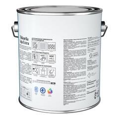 Краска моющаяся Tikkurila/Tikkivala Luja Extra матовая база С бесцветная 2,7 л - фото 2