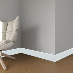 Плинтус экополимер Winart Pro Quadratum 65х16х2000 мм нардо грей (90.65.001.042) - фото 2