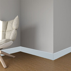 Плинтус экополимер Winart Pro Quadratum 65х16х2000 мм титаниум (90.65.001.040) - фото 2