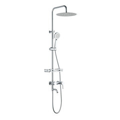 Душевая система Corsa Deco NX с верхним душем с лейкой с изливом хром (SSFNX300S) - фото 8