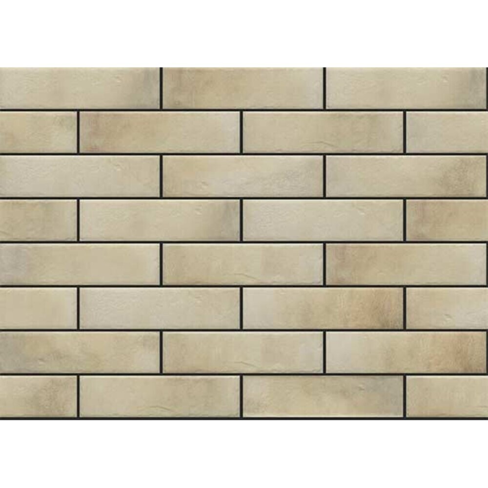 фото Клинкерная плитка для фасада cerrad retro brick salt (38 шт.=0,6 кв.м) серая 245х65х8 мм