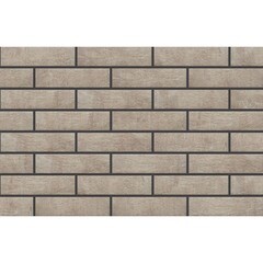 Клинкерная плитка для фасада Cerrad Loft brick salt (38 шт.= 0,6 кв.м) серая 245х65х8 мм