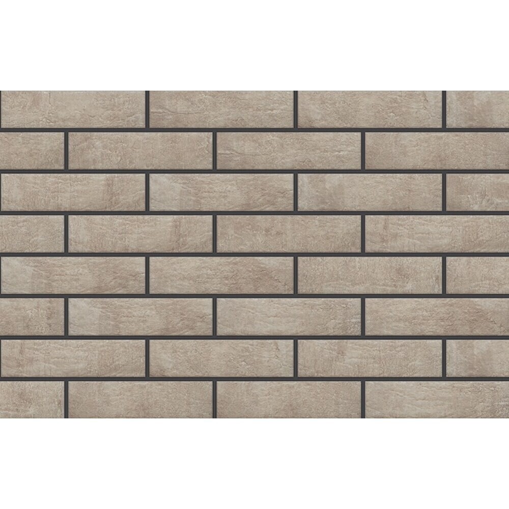 

Клинкерная плитка для фасада Cerrad Loft brick salt (38 шт.= 0,6 кв.м) серая 245х65х8 мм, Серый