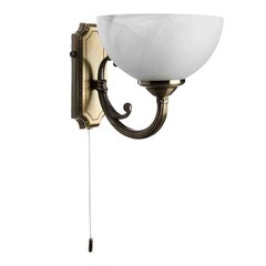 Бра Arte Lamp Windsor E14 40 Вт 220 В античная бронза IP20 (A3777AP-1AB) - фото 1
