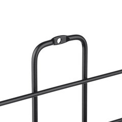 Полка для ванной ЧМЗ Лофт двухъярусная 356х115х398 мм металл черная (513-002-01) - фото 4