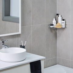 Полка для ванной ЧМЗ угловая 222х222х77 мм металл хром (501-004-06) - фото 2