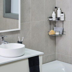 Полка для ванной ЧМЗ угловая двухъярусная 220х220х320 мм металл хром (501-005-27) - фото 2