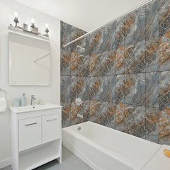 Панель композитная SPC 560х280х2,5 мм Stella Kerama глянцевая величие камня 1,25 кв.м (8 шт.) - фото 14