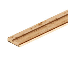 Профиль стартовый для реечных МДФ панелей 66,5х16х2700 мм пекан - фото 1