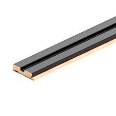 Профиль стартовый для панелей 66,5х16х2700 мм black lead рейка
