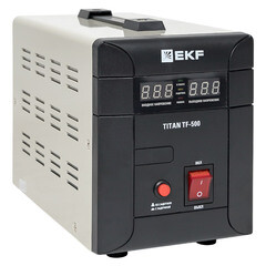 Изображение товара Стабилизатор напряжения EKF PROxima Titan -TF однофазный 220 В 0,5 кВт напольный