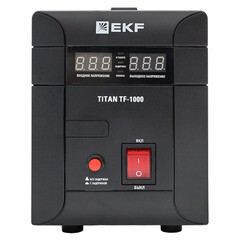 Стабилизатор напряжения EKF PROxima Titan -TF однофазный 220 В 0,6 кВт напольный - фото 10