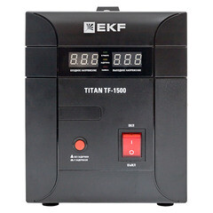 Стабилизатор напряжения EKF PROxima Titan -TF однофазный 220 В 1,5 кВт напольный - фото 10