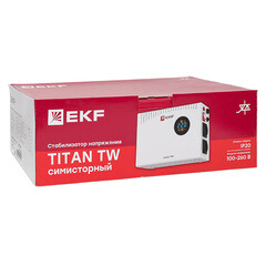Стабилизатор напряжения EKF PROxima Titan -TW однофазный 220 В 1,2 кВт навесной - фото 3