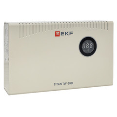 Изображение товара Стабилизатор напряжения EKF PROxima Titan -TW однофазный 220 В 1,2 кВт навесной