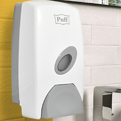 Диспенсер для мыла Puff 1000 мл пластик белый (8115) - фото 3