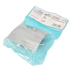 Держатель для туалетной бумаги Solinne с крышкой металл хром (3086) - фото 4