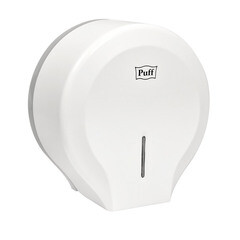 Диспенсер Puff 7130 для туалетной бумаги пластик белый - фото 1