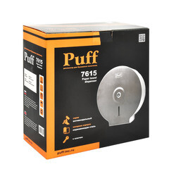 Диспенсер Puff 7610 для туалетной бумаги нержавеющая сталь - фото 4