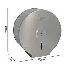 Диспенсер Puff 7610 для туалетной бумаги нержавеющая сталь - фото 2