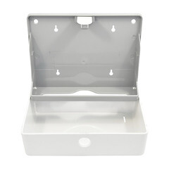 Диспенсер Puff для бумажных полотенец пластик белый (5110) - фото 4