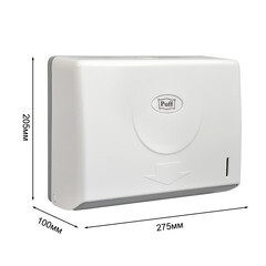 Диспенсер Puff для бумажных полотенец пластик белый (5110) - фото 2
