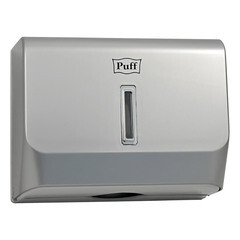 Диспенсер Puff для бумажных полотенец пластик хром (5130S) - фото 1