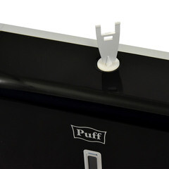 Диспенсер Puff для бумажных полотенец пластик черный (5130Bl) - фото 4