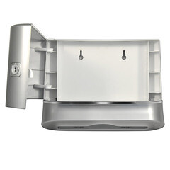 Диспенсер Puff для бумажных полотенец пластик хром (5135S) - фото 5