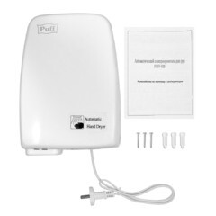 Сушилка для рук Puff 1200 Вт белая (120) - фото 5