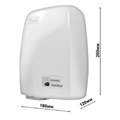 Сушилка для рук Puff 1200 Вт белая (120) - фото 2