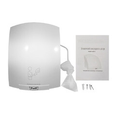 Сушилка для рук Puff 1200 Вт белая (8975) - фото 5