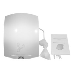 Сушилка для рук Puff 2000 Вт белая (8820) - фото 5