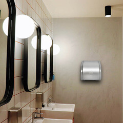 Сушилка для рук Puff антивандальная 2100 Вт хром (8851S) - фото 3