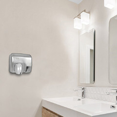 Сушилка для рук Puff антивандальная 2300 Вт хром (8843) - фото 3