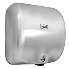 Изображение товара Сушилка для рук Puff высокоскоростная антивандальная 1800 Вт хром (8888)