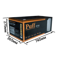 Сушилка для рук Puff погружная высокоскоростная 2000 Вт белая (8878B) - фото 4