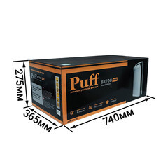 Сушилка для рук Puff погружная высокоскоростная 1800 Вт хром (8870С New) - фото 4