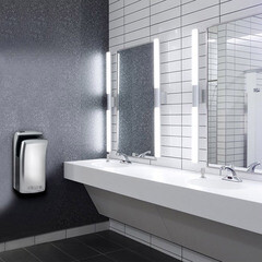 Сушилка для рук Puff погружная высокоскоростная 1800 Вт хром (8870С New) - фото 3