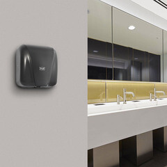 Сушилка для рук Puff высокоскоростная антивандальная 1800 Вт черная (8885) - фото 3