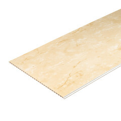 Панель ПВХ 375х2600х8 мм Venta офсет бежевая 0,975 кв.м - фото 1