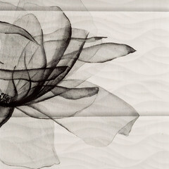 Панель ПВХ 375х2700х8 мм Venta бесшовная цифровая печать грея цветок 2,025 кв.м (2 шт.) - фото 6