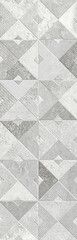 Изображение товара Плитка облицовочная Alma Ceramica Mars серая геометрия 600x200x7,5 мм (16 шт.=1,92 кв.м)